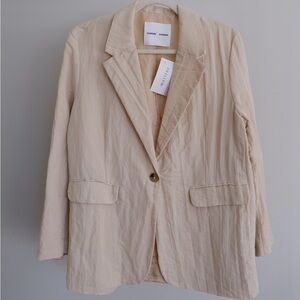 Samsoe Samsoe Cream Oversized Blazer